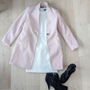 White textured bodycon dress